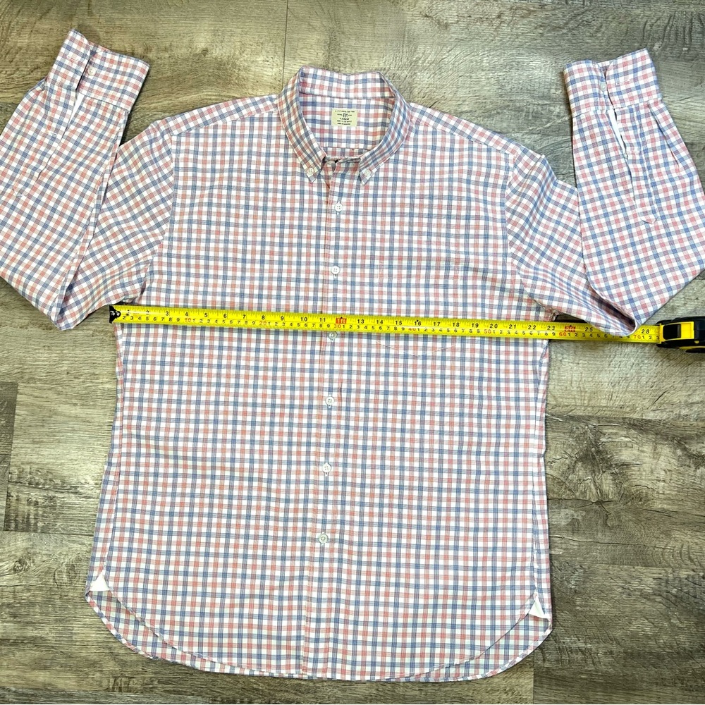 J. Crew Men’s Shirt long sleeve Size Large 100% Cotton 🧵 🪡 - Picture 10 of 15